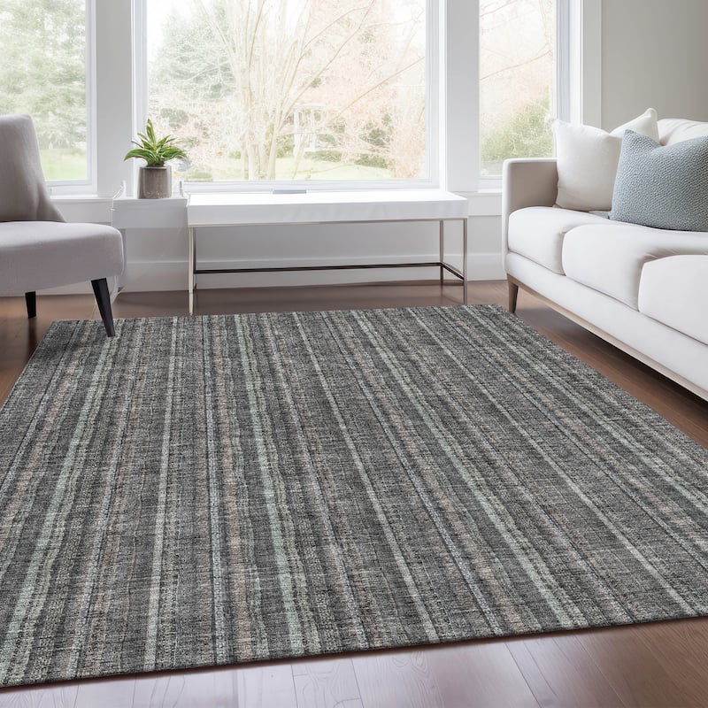 Premium Washable Super Soft Stripe Ombre Mayfield Rug