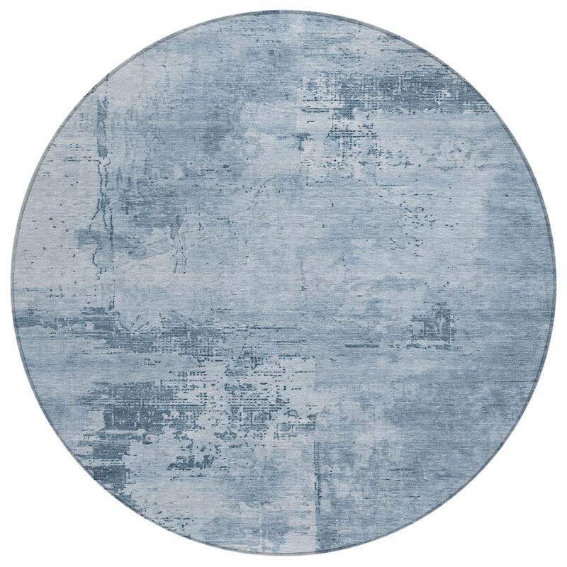 HomeRoots Abstract Transitional Rectangle Outdoor Rug