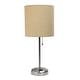 preview thumbnail 70 of 99, Porch & Den Custer Metal/ Fabric Lamp with Charging Outlet