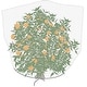 preview thumbnail 1 of 1, Agfabric Garden Netting Plant Cover Bag 48"x55" with Rope, White - H48"xW55" White - H48"xW55"