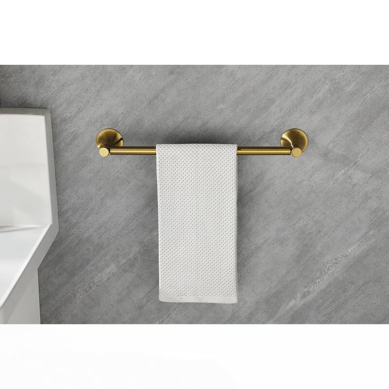 6 Piece Bathroom Towel Rack Set Wall Mount