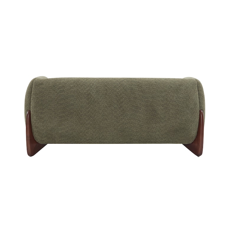 Alma Upholstered Boucle Loveseat by Christopher Knight Home