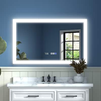 ExBrite 24 x 40 inch,Back Lighting,Anti Fog,LED Bathroom Mirror,Night Light, Dimmable, Touch Button