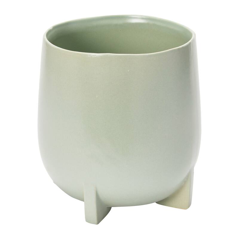 Stoneware Footed Planter