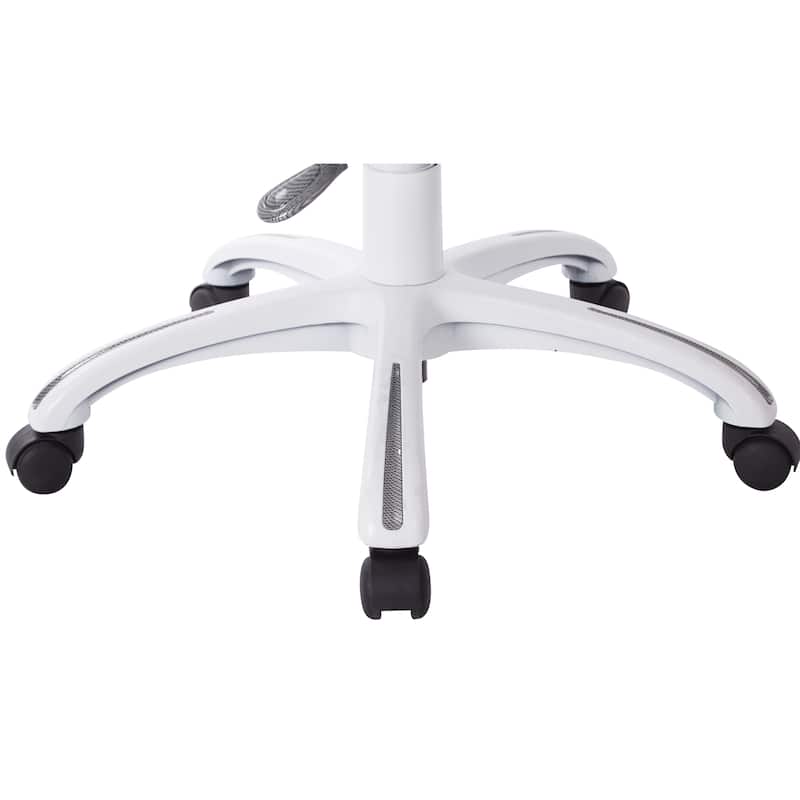 Riley Office Chair with White Mesh Seat and Back