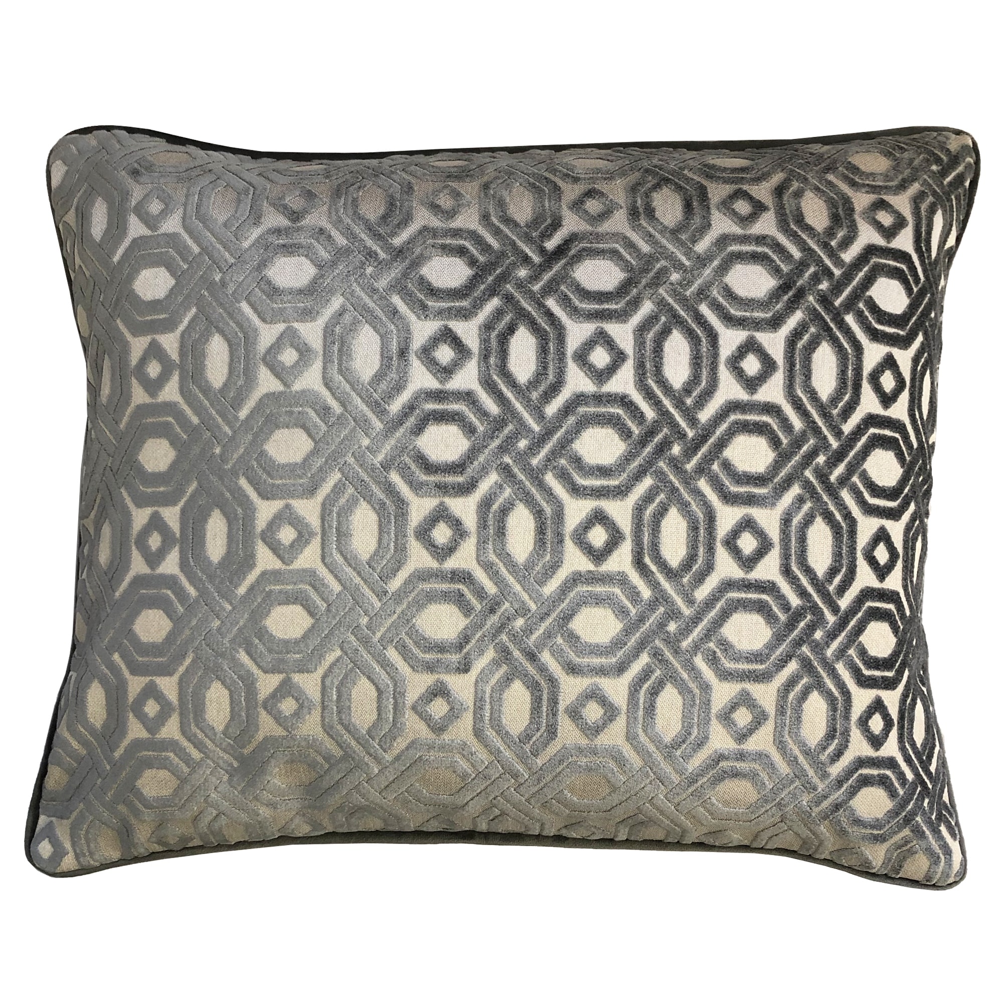 Rodeo Home Zachary Decorative Geometric Chenille Throw Pillow Overstock 32363473