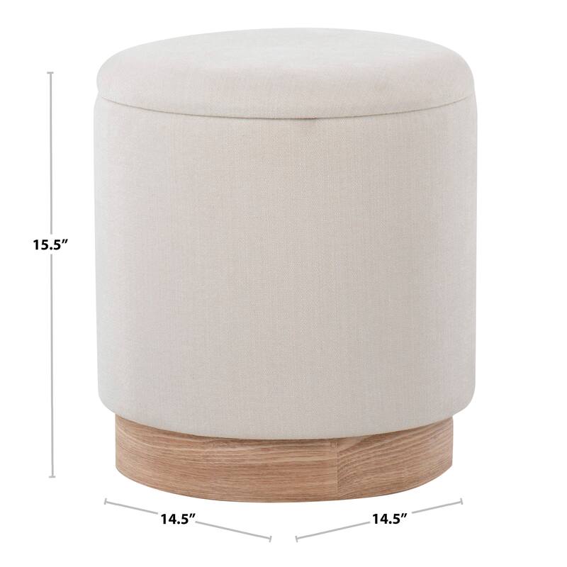 Carson Carrington Corday Terry Cloth Nesting Ottoman Set