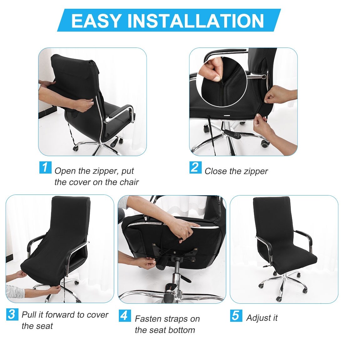 Waterproof Office Chair Cover Roating Computer Armchair Protector
