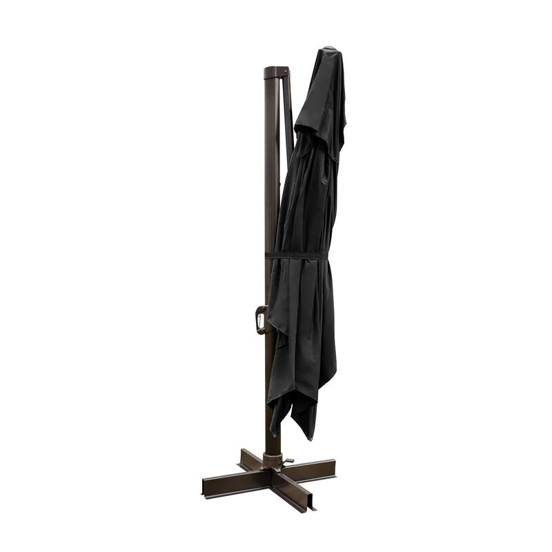 Pellebant 10 X 13 Feet Outdoor Cantilever Umbrella with Double Top