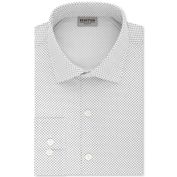 kenneth cole reaction white dress shirt