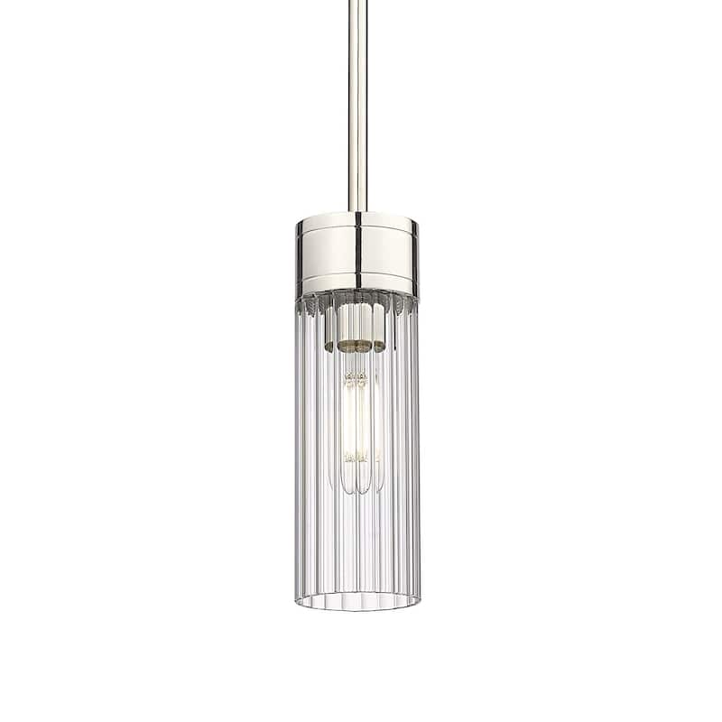 Innovations Lighting 429-1S-10-3 Empire Pendant Empire 3" Wide Mini - Polished Nickel / Clear
