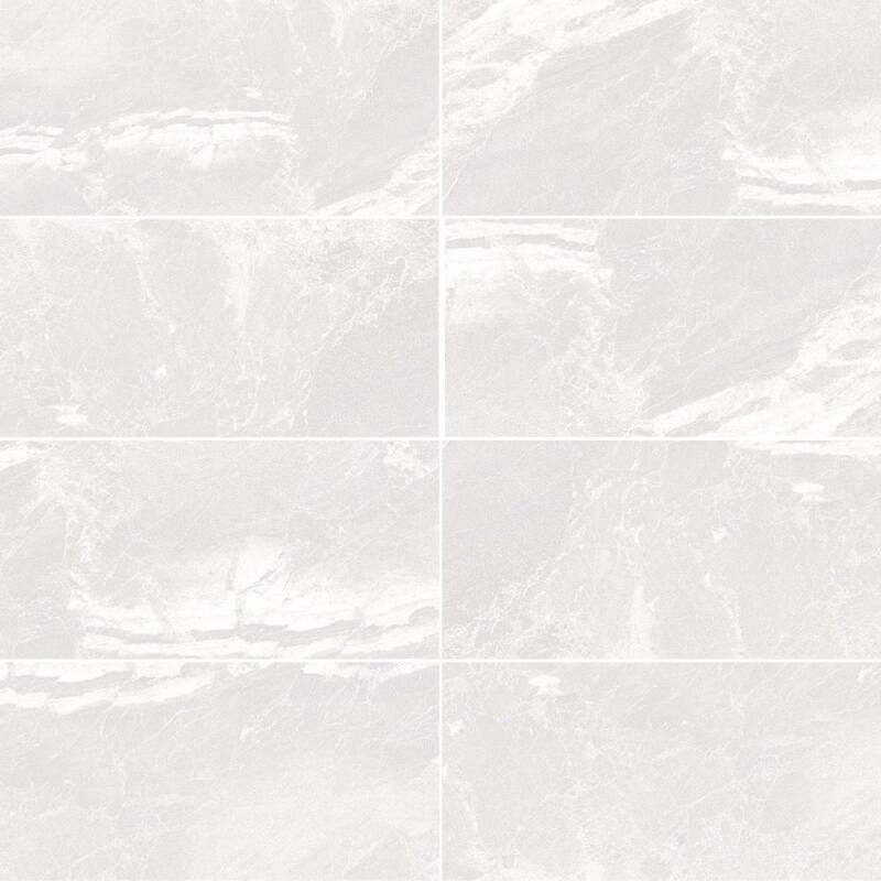 The Tile Life Sierra 12x24 White Porcelain Floor & Wall Tile