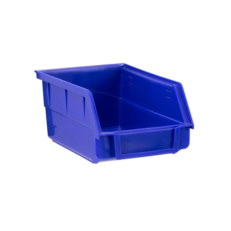NewAge Products Blue Parts Bins (Steel SW/SBS) - Pack of 4