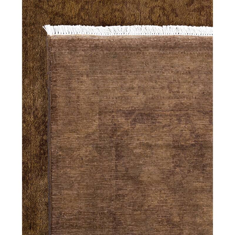 Overdyed One-of-a-Kind Hand-Knotted Area Rug - Gold - 8' 3" x 10' 3"