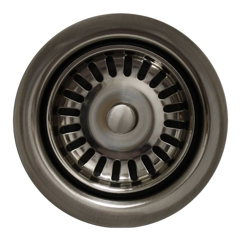 Whitehaus 3 1/2" Waste Disposer Trim with Matching Basket Strainer for