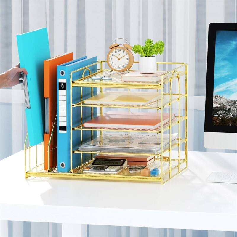 Desk Organizer - 13.5"D x 2.95"W x 14.5"H