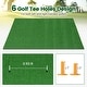 preview thumbnail 6 of 6, Costway 5 x 4 FT Golf Hitting Mat Artificial Indoor Outdoor Turf Golf - See Details