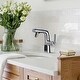 preview thumbnail 3 of 20, Rbrohant Pull Down Bathroom Sink Faucet, Kitchen Faucets with 360° Swivel Sprayer And Digital Display