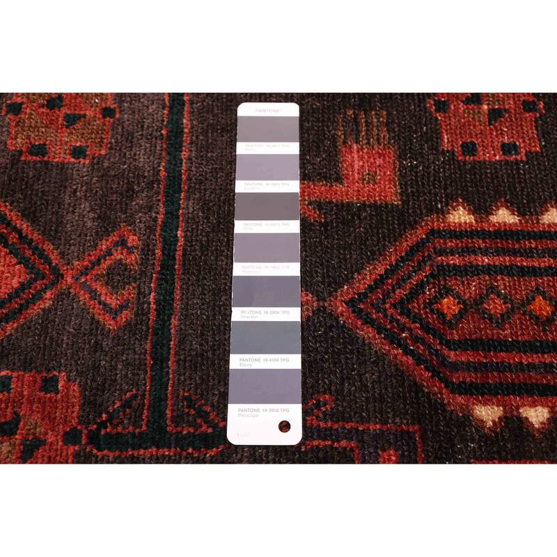 ECARPETGALLERY Hand-knotted Konya Anatolian Dark Grey Wool Rug - 4'8 x 9'4