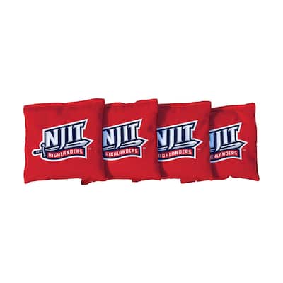 New Jersey Institute of Technology Highlanders Red Cornhole Bags