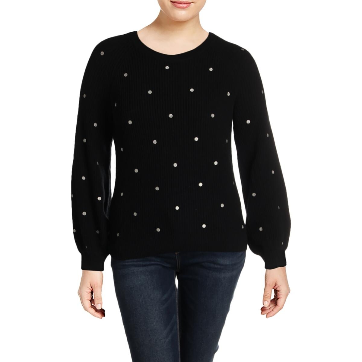 lucky brand polka dot sweater