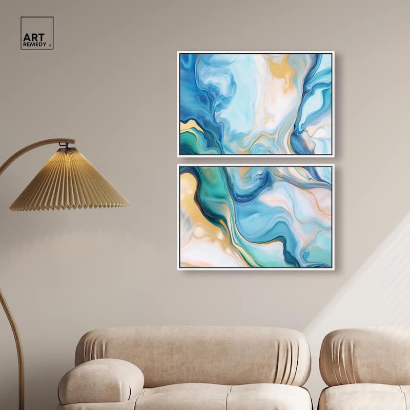 Visions Pastel II Canvas Set of 2 by Art Remedy