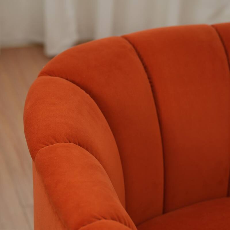 Fabric 360°Swivel Accent Chair