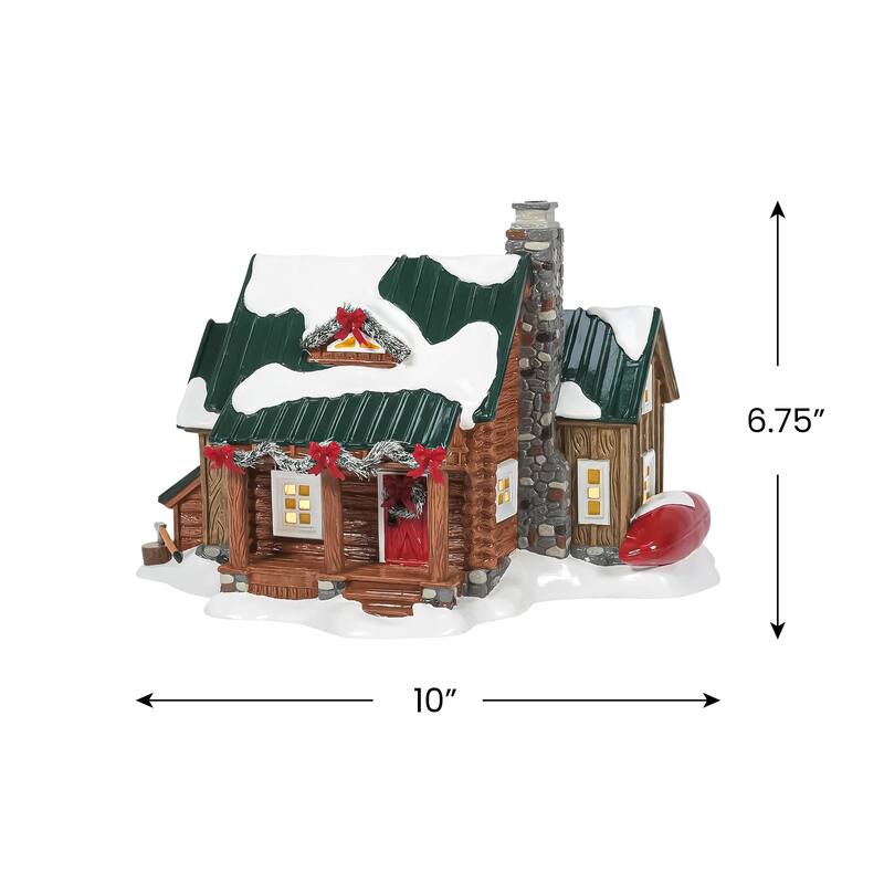 Dept 56 Pine Ridge Cabin Christmas Figure