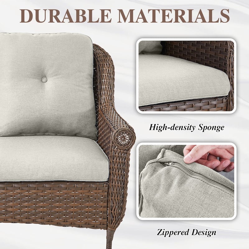 Loveseat Outdoor Patio Sofa Couch Furniture