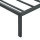 preview thumbnail 8 of 18, Sleeplanner 14-inch Minimalist Modern Black Metal Platform Bed Frame