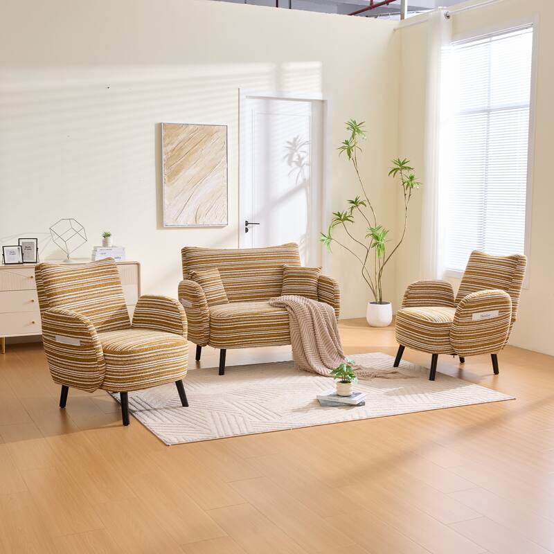 Modern style two-seater sofa