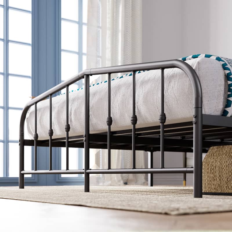 Priage by ZINUS Traditional Metal Platform Bed Frame