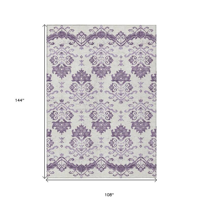 HomeRoots Oriental Transitional Rectangle Outdoor Rug