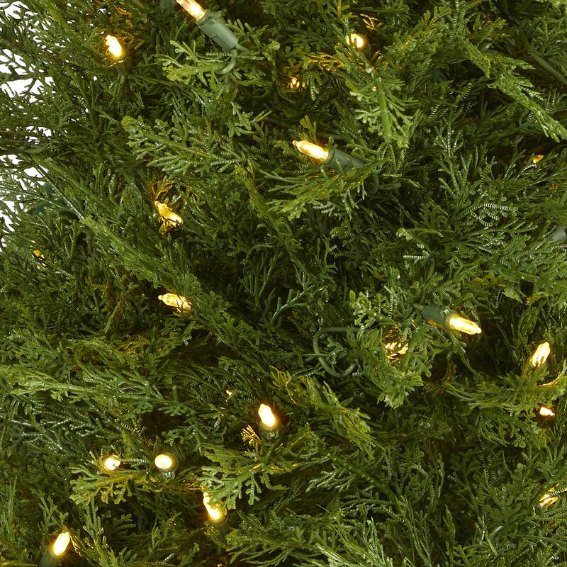 5ft. Fir Artificial Christmas Tree with 250 Warm White LED Lights and 578 Branches - Petite Holiday X-Mas Tree