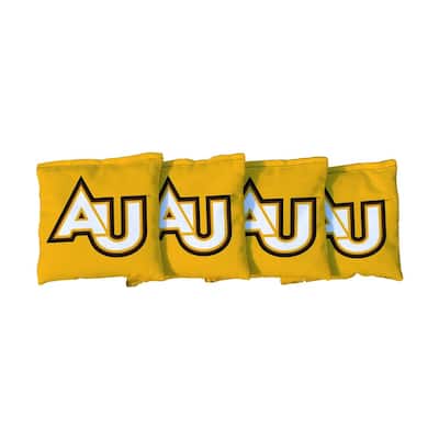 Adelphi University Panthers Yellow Cornhole Bags