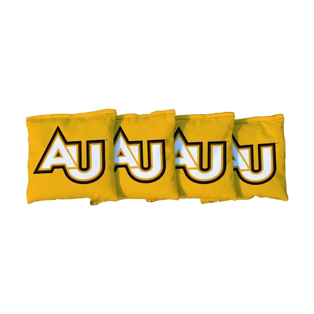 Adelphi University Panthers Yellow Cornhole Bags