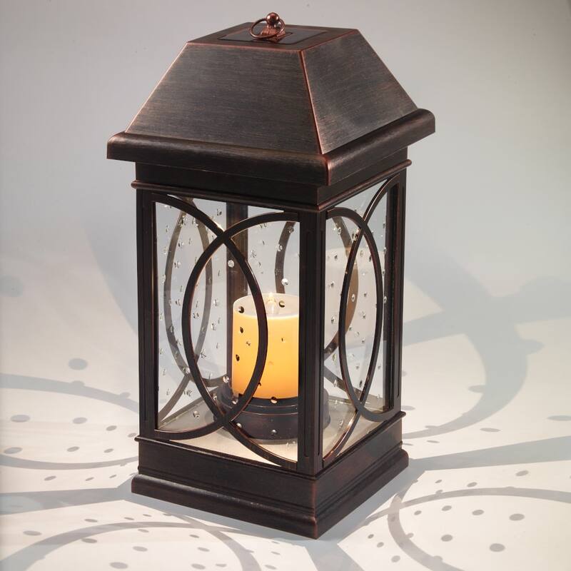 San Vicente Estate Solar Lantern - Antique Bronze - N/A - Bronze