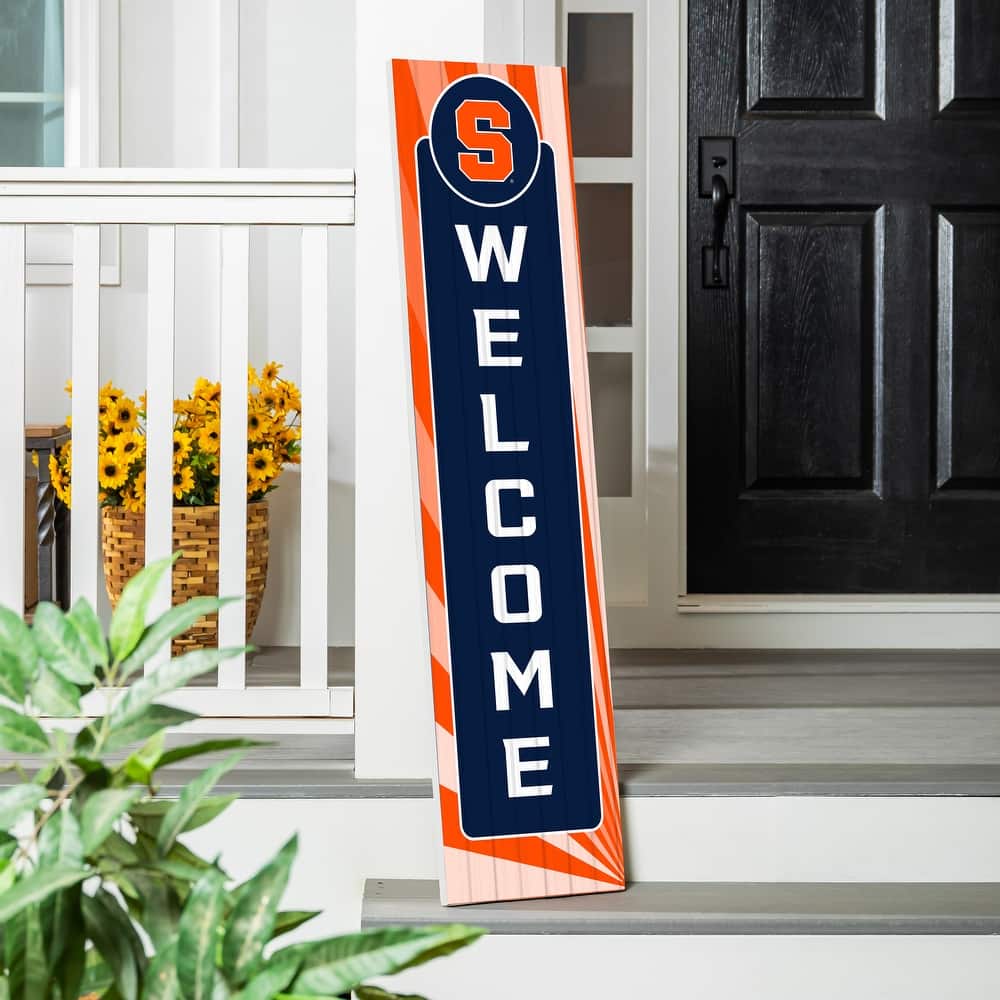 47" Porch Leaner Welcome Wall Sign, Syracuse University