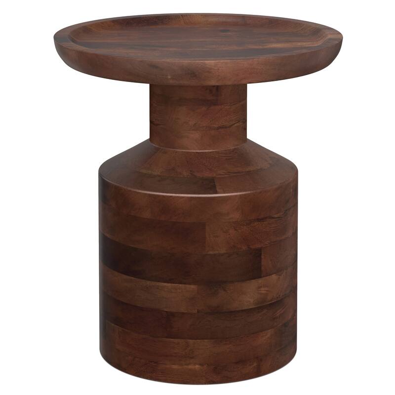 WYNDENHALL Norbury 16 inch Wide Solid Mango Boho Accent Table & Assembled