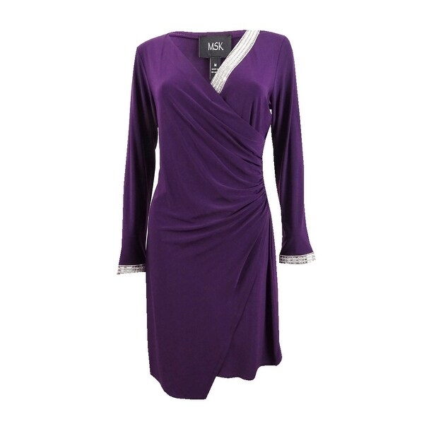 msk rhinestone sheath dress