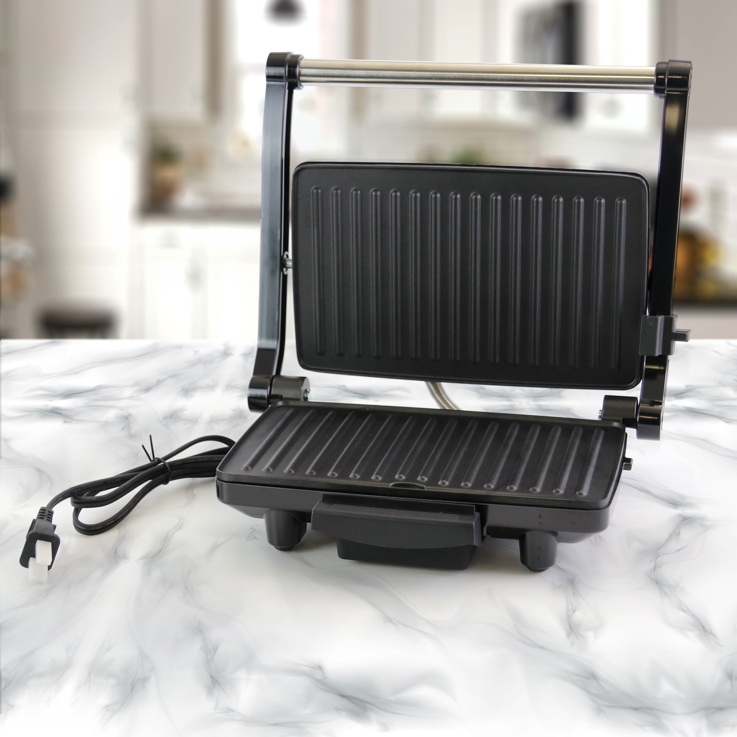 Cuisinart Panini Press, Stainless Steel Griddler, Sandwich Maker & More,  5-IN-1, GR-4NP1