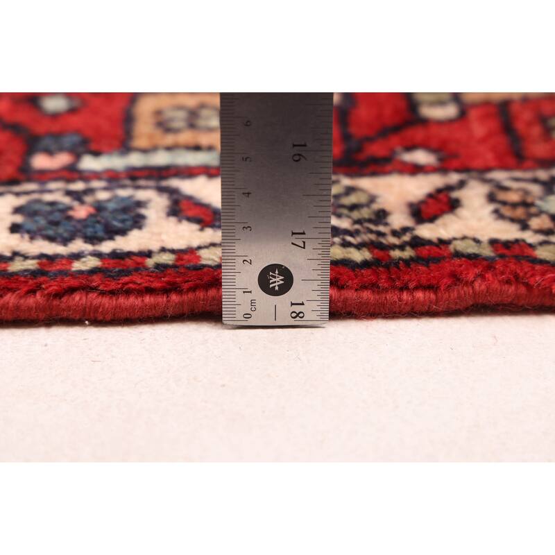 ECARPETGALLERY Hand-knotted Anadol Red Wool Rug - 3'8 x 9'9