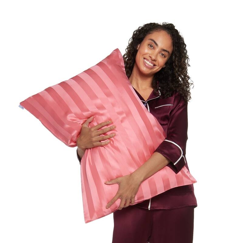 MYK Striped Mulberry Silk Pillowcase