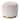 Jamie Young Thackery Hide On Roud Pouf, Small