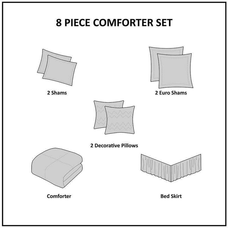 510 Design Irvine 8 Piece Comforter Set