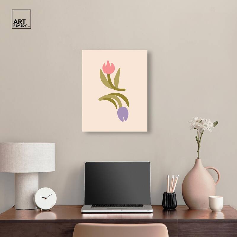 Tulips for my Twenties Canvas by Art Remedy, Gallery Wrapped