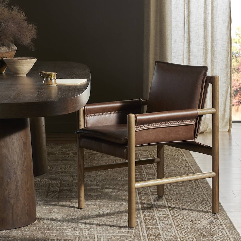 Glinda Dining Chair-Havana Brown - 23.5W x 26.25 x 34.0H