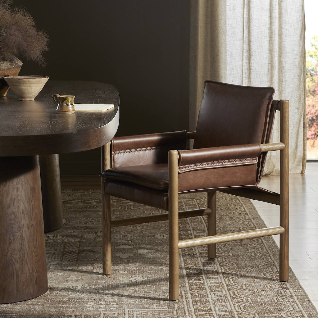 Glinda Dining Chair-Havana Brown - 23.5W x 26.25 x 34.0H