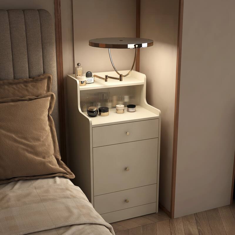 3 in 1 Vanity Desk With mirror and light