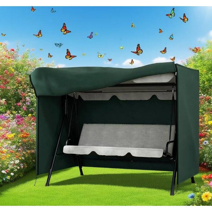 Weatherproof Hammock Swing Cover with UV Protection & Adjustable Drawstring